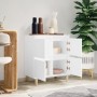 Sideboard aus weißem Sperrholz 60x35x70 cm von vidaXL, Sideboards - Ref: Foro24-821156, Preis: 70,59 €, Rabatt: %