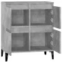 Aparador de madera contrachapada gris hormigón 60x35x70 cm de vidaXL, Aparadores - Ref: Foro24-821168, Precio: 71,16 €, Descu...