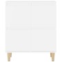 Sideboard aus weißem Sperrholz 60x35x70 cm von vidaXL, Sideboards - Ref: Foro24-821156, Preis: 70,59 €, Rabatt: %
