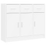 White engineered wood sideboard 91x28x75 cm by vidaXL, Sideboards - Ref: Foro24-823008, Price: 116,78 €, Discount: %
