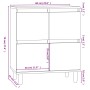 Sideboard aus weißem Sperrholz 60x35x70 cm von vidaXL, Sideboards - Ref: Foro24-821156, Preis: 70,59 €, Rabatt: %