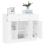 Weißes Sideboard aus Holzwerkstoff, 91 x 28 x 75 cm von vidaXL, Sideboards - Ref: Foro24-823008, Preis: 116,78 €, Rabatt: %