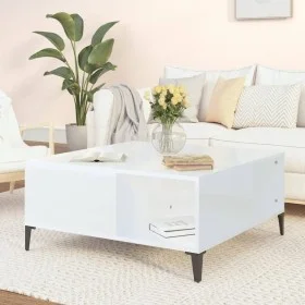 Couchtisch aus Sperrholz glänzend weiß 80x80x36,5 cm von vidaXL, Couchtisch - Ref: Foro24-821102, Preis: 74,16 €, Rabatt: %