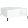 Couchtisch aus Sperrholz glänzend weiß 80x80x36,5 cm von vidaXL, Couchtisch - Ref: Foro24-821102, Preis: 77,94 €, Rabatt: %