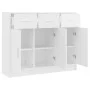 Weißes Sideboard aus Holzwerkstoff, 91 x 28 x 75 cm von vidaXL, Sideboards - Ref: Foro24-823008, Preis: 112,46 €, Rabatt: %