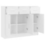 White engineered wood sideboard 91x28x75 cm by vidaXL, Sideboards - Ref: Foro24-823008, Price: 116,78 €, Discount: %