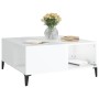 Couchtisch aus Sperrholz glänzend weiß 80x80x36,5 cm von vidaXL, Couchtisch - Ref: Foro24-821102, Preis: 77,94 €, Rabatt: %