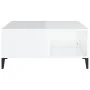 Couchtisch aus Sperrholz glänzend weiß 80x80x36,5 cm von vidaXL, Couchtisch - Ref: Foro24-821102, Preis: 74,16 €, Rabatt: %