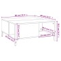Couchtisch aus Sperrholz glänzend weiß 80x80x36,5 cm von vidaXL, Couchtisch - Ref: Foro24-821102, Preis: 77,94 €, Rabatt: %