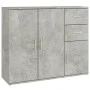 Aparador de madera contrachapada gris hormigón 91x29,5x75 cm de vidaXL, Aparadores - Ref: Foro24-823273, Precio: 88,49 €, Des...