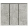 Aparador de madera contrachapada gris hormigón 91x29,5x75 cm de vidaXL, Aparadores - Ref: Foro24-823273, Precio: 88,49 €, Des...
