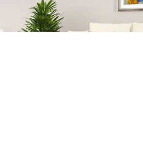 Mesa de centro madera contrachapada gris Sonoma 80x80x36,5 cm