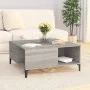 Mesa de centro madera contrachapada gris Sonoma 80x80x36,5 cm de vidaXL, Mesas de centro - Ref: Foro24-821106, Precio: 75,14 ...