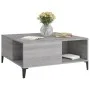 Mesa de centro madera contrachapada gris Sonoma 80x80x36,5 cm de vidaXL, Mesas de centro - Ref: Foro24-821106, Precio: 75,14 ...