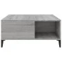 Mesa de centro madera contrachapada gris Sonoma 80x80x36,5 cm de vidaXL, Mesas de centro - Ref: Foro24-821106, Precio: 75,14 ...