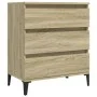 Sideboard aus Sonoma-Eichensperrholz, 60 x 35 x 70 cm von vidaXL, Sideboards - Ref: Foro24-823051, Preis: 59,23 €, Rabatt: %