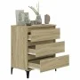 Sideboard aus Sonoma-Eichensperrholz, 60 x 35 x 70 cm von vidaXL, Sideboards - Ref: Foro24-823051, Preis: 59,23 €, Rabatt: %