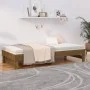 Removable sofa bed in honey brown pine wood 2x(80x200) cm by vidaXL, Beds and slatted bases - Ref: Foro24-823387, Price: 135,...