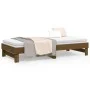 Removable sofa bed in honey brown pine wood 2x(80x200) cm by vidaXL, Beds and slatted bases - Ref: Foro24-823387, Price: 135,...