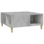 Mesa de centro madera contrachapada gris hormigón 80x80x36,5 cm de vidaXL, Mesas de centro - Ref: Foro24-821096, Precio: 47,7...