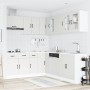 Mueble de cocina Kalmar blanco 11 piezas madera contrachapada