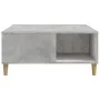 Concrete gray plywood coffee table 80x80x36.5 cm by vidaXL, Coffee table - Ref: Foro24-821096, Price: 47,77 €, Discount: %