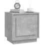 Bedside tables 2 pcs concrete gray wood 44x35x45 cm by vidaXL, Nightstands - Ref: Foro24-819845, Price: 50,25 €, Discount: %