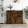 Smoked oak engineered wood sideboard 91x28x75 cm by vidaXL, Sideboards - Ref: Foro24-823013, Price: 101,01 €, Discount: %
