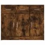 Smoked oak engineered wood sideboard 91x28x75 cm by vidaXL, Sideboards - Ref: Foro24-823013, Price: 101,01 €, Discount: %