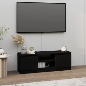 TV-Schrank mit Tür schwarz 102x30x36 cm von vidaXL, TV-Möbel - Ref: Foro24-823351, Preis: 57,72 €, Rabatt: %