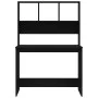 Desk with black plywood shelves 102x45x148cm by vidaXL, Desks - Ref: Foro24-823001, Price: 76,79 €, Discount: %
