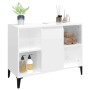 Waschbeckenunterschrank aus glänzend weißem Sperrholz, 80 x 33 x 60 cm von vidaXL, Badezimmerwaschtische - Ref: Foro24-821294...