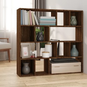 Estantería/divisor de espacios roble marrón 105x24x102 cm de vidaXL, Divisores de ambientes - Ref: Foro24-823252, Precio: 85,...