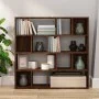 Brown oak shelving/space divider 105x24x102 cm by vidaXL, Room dividers - Ref: Foro24-823252, Price: 85,26 €, Discount: %