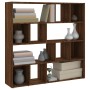 Estantería/divisor de espacios roble marrón 105x24x102 cm de vidaXL, Divisores de ambientes - Ref: Foro24-823252, Precio: 84,...