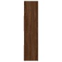 Estantería/divisor de espacios roble marrón 105x24x102 cm de vidaXL, Divisores de ambientes - Ref: Foro24-823252, Precio: 84,...