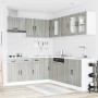 Mueble cocina Lucca sonoma gris 11 pzas madera contrachapada
