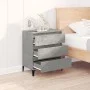 Concrete gray plywood sideboard 60x35x70 cm by vidaXL, Sideboards - Ref: Foro24-823052, Price: 51,70 €, Discount: %