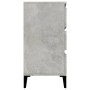 Aparador de madera contrachapada gris hormigón 60x35x70 cm de vidaXL, Aparadores - Ref: Foro24-823052, Precio: 51,46 €, Descu...