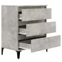 Concrete gray plywood sideboard 60x35x70 cm by vidaXL, Sideboards - Ref: Foro24-823052, Price: 51,70 €, Discount: %