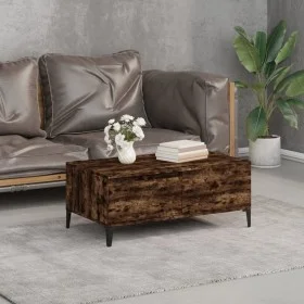 Couchtisch aus geräuchertem Eichensperrholz 90x50x36,5 cm von vidaXL, Couchtisch - Ref: Foro24-821121, Preis: 47,96 €, Rabatt: %