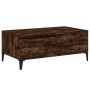 Couchtisch aus geräuchertem Eichensperrholz 90x50x36,5 cm von vidaXL, Couchtisch - Ref: Foro24-821121, Preis: 48,38 €, Rabatt: %