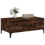 Mesa de centro madera contrachapada roble ahumado 90x50x36,5 cm de vidaXL, Mesas de centro - Ref: Foro24-821121, Precio: 48,1...