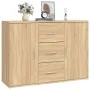 Sideboard aus Sonoma-Eichensperrholz, 91 x 29,5 x 65 cm von vidaXL, Sideboards - Ref: Foro24-823345, Preis: 77,95 €, Rabatt: %