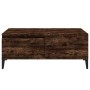 Mesa de centro madera contrachapada roble ahumado 90x50x36,5 cm de vidaXL, Mesas de centro - Ref: Foro24-821121, Precio: 48,1...