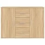 Sideboard aus Sonoma-Eichensperrholz, 91 x 29,5 x 65 cm von vidaXL, Sideboards - Ref: Foro24-823345, Preis: 77,95 €, Rabatt: %
