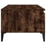 Couchtisch aus geräuchertem Eichensperrholz 90x50x36,5 cm von vidaXL, Couchtisch - Ref: Foro24-821121, Preis: 48,38 €, Rabatt: %