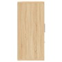 Sonoma oak plywood sideboard 91x29.5x65 cm by vidaXL, Sideboards - Ref: Foro24-823345, Price: 78,93 €, Discount: %