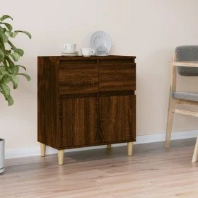 Sideboard aus braunem Eichensperrholz 60x35x70 cm von vidaXL, Sideboards - Ref: Foro24-819683, Preis: 60,94 €, Rabatt: %