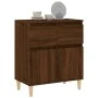 Aparador madera contrachapada marrón roble 60x35x70 cm de vidaXL, Aparadores - Ref: Foro24-819683, Precio: 60,94 €, Descuento: %